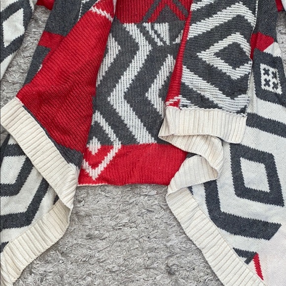 💗Forever 21 Pink/Gray Cardigan - Size L - Picture 3 of 4